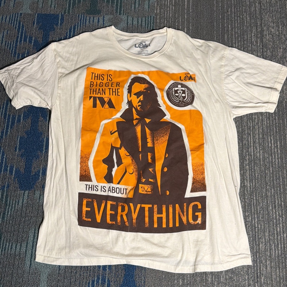 Marvel Studios‎ Loki TVA "This Is Bigger Than the TVA" Graphic T-Shirt 2XL